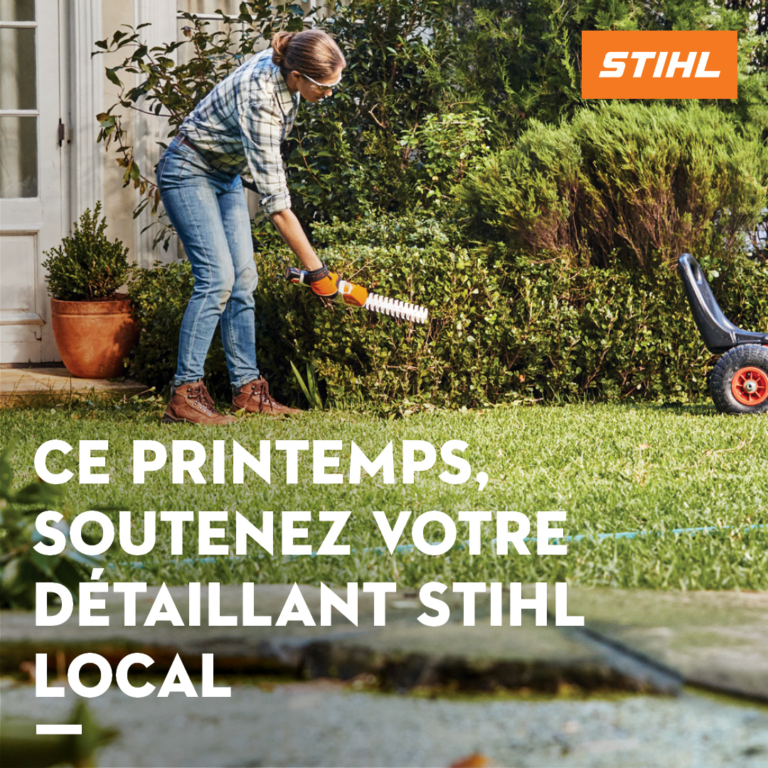 Joyeux premier jour de printemps!🌷 🌼 🌱 🌳 
Saviez-vous que chaque détaillant STIHL est un commerçant indépendant au sein de votre collectivité? En achetant un produit STIHL chez votre détaillant STIHL local, vous soutenez votre communauté! bit.ly/47tPmXY

#stihl