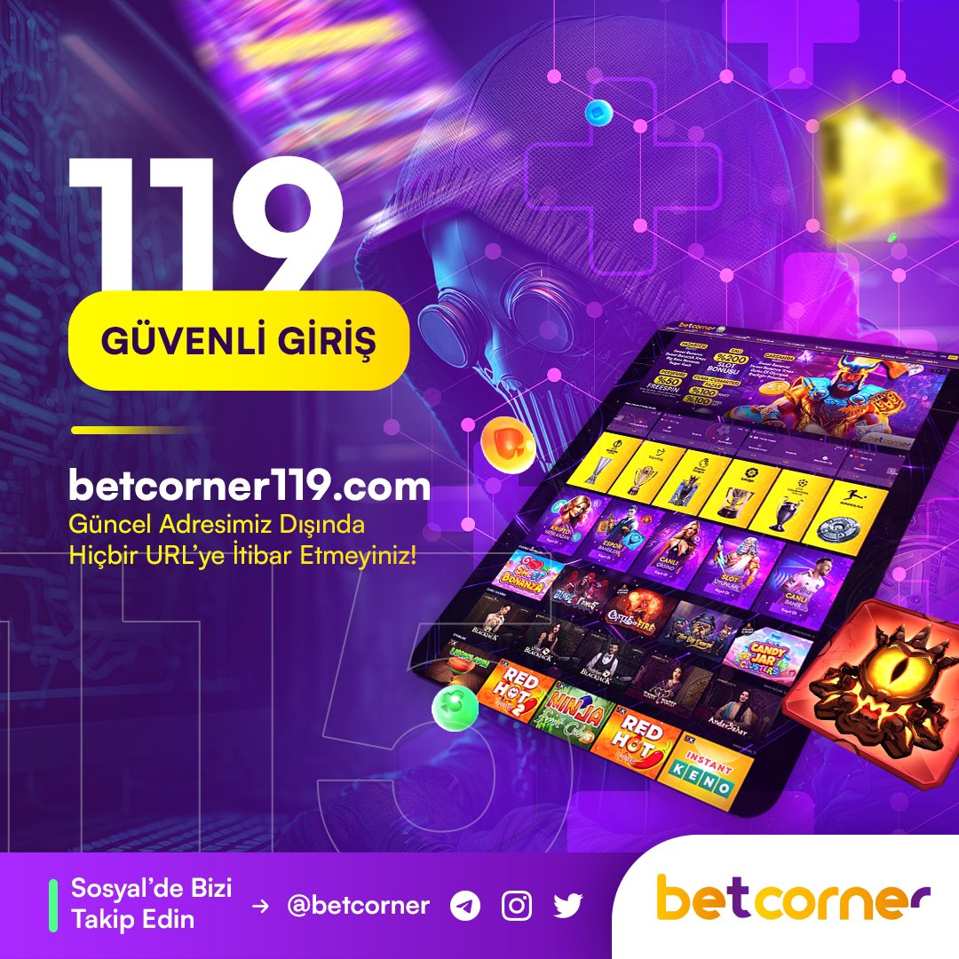 📢DEĞERLİ ÜYELERİMİZ GÜNCEL ADRESİMİZ betcorner119.com OLARAK GÜNCELLENMİŞTİR...

📱BİZE HER ZAMAN SOSYAL MEDYA HESAPLARIMIZDAN ULAŞABİLİRSİNİZ...