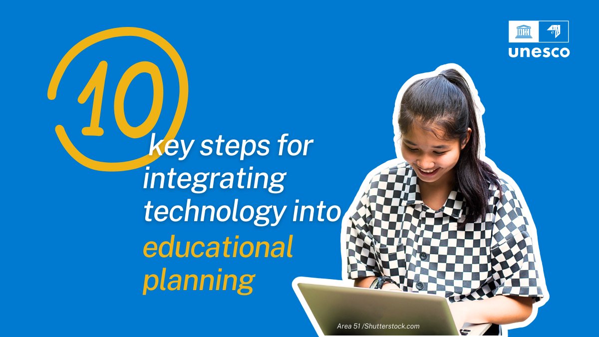 To ensure that technology improves learning, its use should be well planned & managed.🧐 On #DigitalLearningDay, we share 10 key steps to establish efficient policies for the sustainable & equitable integration of digital technology in education: bit.ly/3TfBOdG