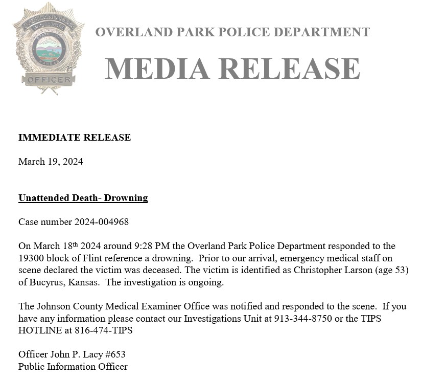 Overland Park Police (@OverlandPark_PD) / X