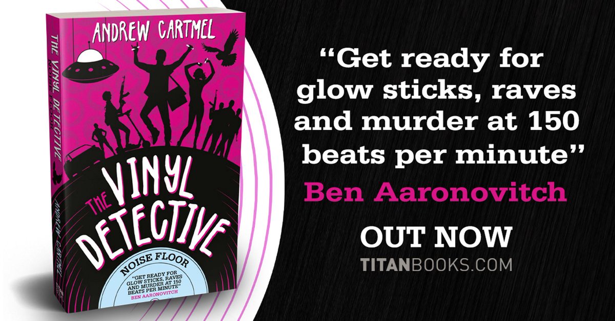 NOISE FLOOR, @andrewcartmel's 7th #VinylDetective mystery, is out today in North America! zenoagency.com/news/andrew-ca… Published by @TitanBooks. (Also available in the UK.)