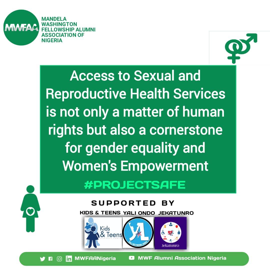 Kidsandteensngo's tweet photo. Access to sexual and reproductive health services is not only a matter of human rights but also a cornerstone for gender equality and women's empowerment
#ProjectSafe
#SRH
#MWFAAN
#Jekatunro
#Kidsnteensngo
#YALIOndo
#Day8
@MWFAANigeria https://t.co/l6Zdt2Y18Y