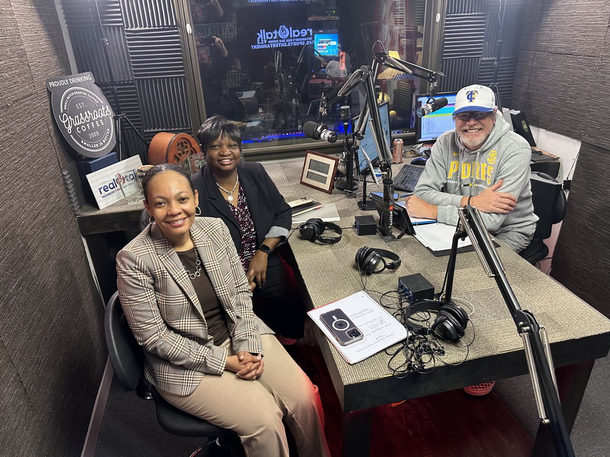TallyState's tweet photo. Another great #TCCTuesday on The Greg Tish Show on @RealTalk93_WVFT. This morning, Dr. Calandra Stringer and Nyla Davis discussed working at TCC.

Explore how you can join the TCC team here: https://t.co/fQbaVZnI3t https://t.co/1qqMWdAdsO