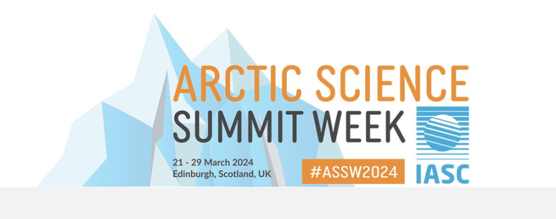 Looking forward to #ASSW2024 kicking off on Thursday!

I’ll be presenting some of my research on Arctic sedimentary carbon at the @ScotArcticNet Research Spotlight Session.

🗓️ Thurs 21st March, 11:00 (UK)
📍 Pollock Estate, South Hall

Are you attending! Come along to chat! 👋