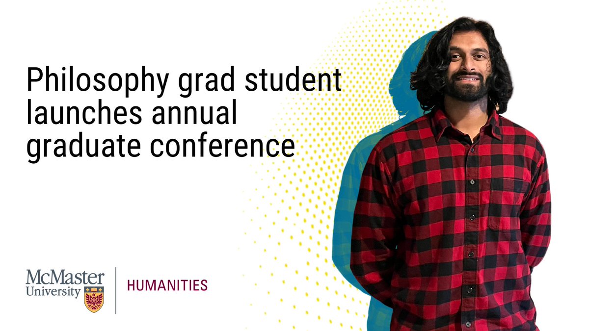 Philosophy PhD student Siddharth Raman is creating a new avenue for graduate students in philosophy to meet with peers and share research. Submissions on any philosophical topic welcome! Learn more at: humanities.mcmaster.ca/stories/philos…