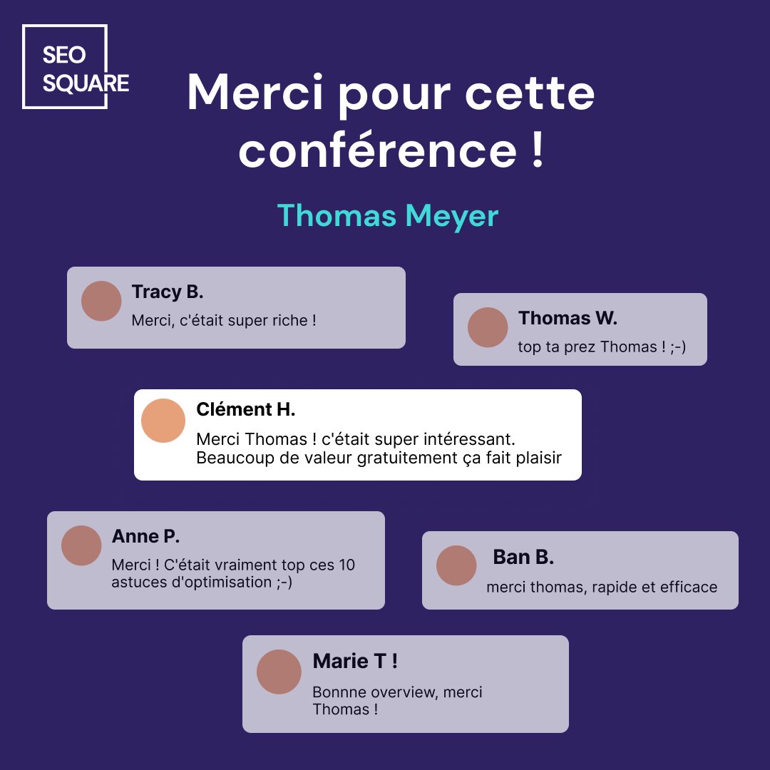 Semji_fr's tweet photo. Un grand merci à @ThomasMeyerSEO pour sa conférence : “10 astuces SEO faciles pour booster significativement votre trafic et améliorer votre référencement !”
Lien d’inscription 👉 https://t.co/TMMidsgtx4
#SSQ8 https://t.co/gtSxeBBkvq