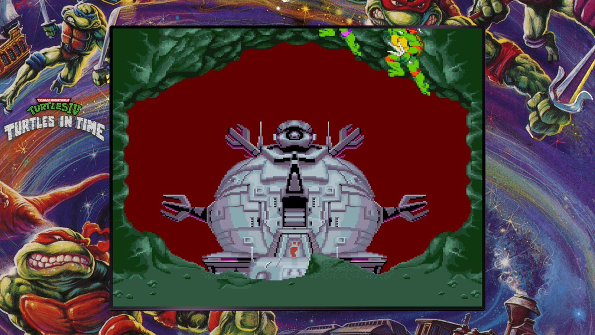 RuGroLi's tweet photo. 14. Teenage Mutant Ninja Turtles:#Turtles in Time (92/#SNES)
Die Serie ist spielerisch als auch nerdfaktisch interessant. Nicht nur Ideen&amp;Techniken der Konkurrenz wurden aus heutiger Sicht recht offenkundig kopiert,auch innerhalb d Serie war kein Asset sicher #CowabungaCollection https://t.co/u6CN820t3s