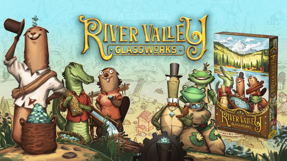 River Valley Glassworks is an adorable, accessible game, and we're delighted to be supporting <a href="/AllplayHQ/">Allplay</a> in the launch of this cozy campaign!

kickstarter.com/projects/board…