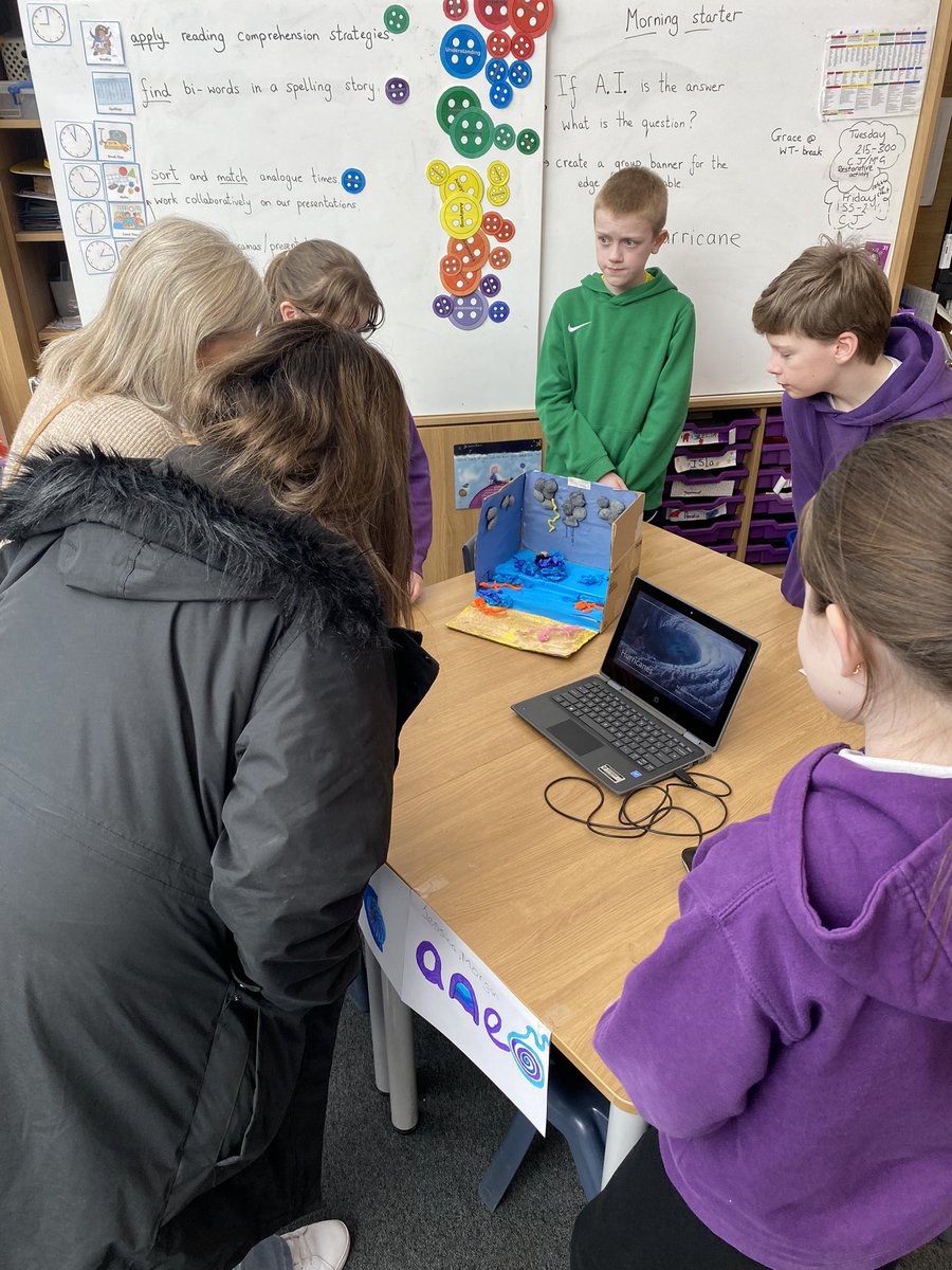 KinrossPrimaryS's tweet photo. P6a have been teaching their families all about Natural Disasters this afternoon, after learning all about them during their topic work this term. #teamwork #familylearning https://t.co/y7ZQO0g1p0
