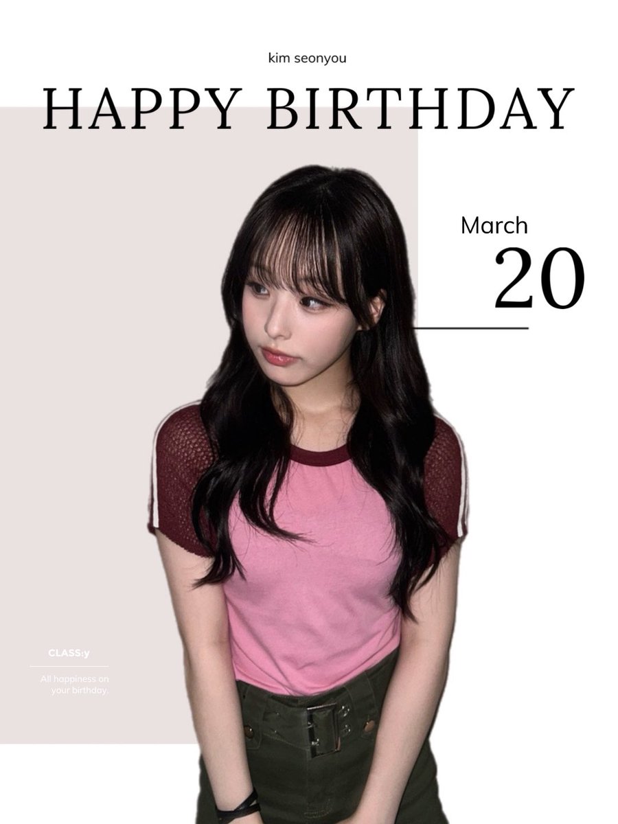 CLASSy_japan_'s tweet photo. 🎂＼ ʜᴀᴘᴘʏ ʙɪʀᴛʜᴅᴀʏ ／

明日の3/20はCLASS:yの黄金マンネ、ソニュの誕生日です！

ハッシュタグパーティーが開催されています
皆さんでソニュの誕生日をお祝いしましょう♡

✧#올해도_선유의_봄이_따뜻하길✧
✧#BabyHamsterSeonyouDay✧

 #클라씨 #CLASSy @M25_CLASSy https://t.co/YPlGXnoIhR