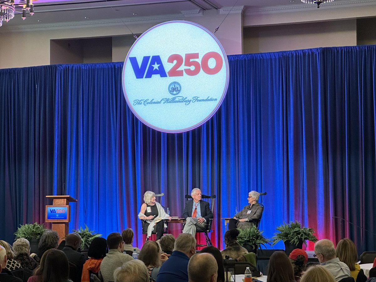 Jane Kemensky calls for a “big tent approach” to patriotism and the 250th and calls on her “friends in the center and on the left to pick up the flag” on Day 2 of VA250 at <a href="/colonialwmsburg/">Colonial Williamsburg</a>. #commoncause #va250 #usa250