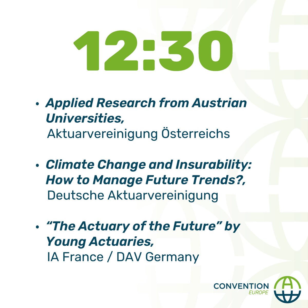 convention_a's tweet photo. Get ready for our afternoon sessions starting at 12:30 PM CET 👇 https://t.co/fCRTzhFm0A