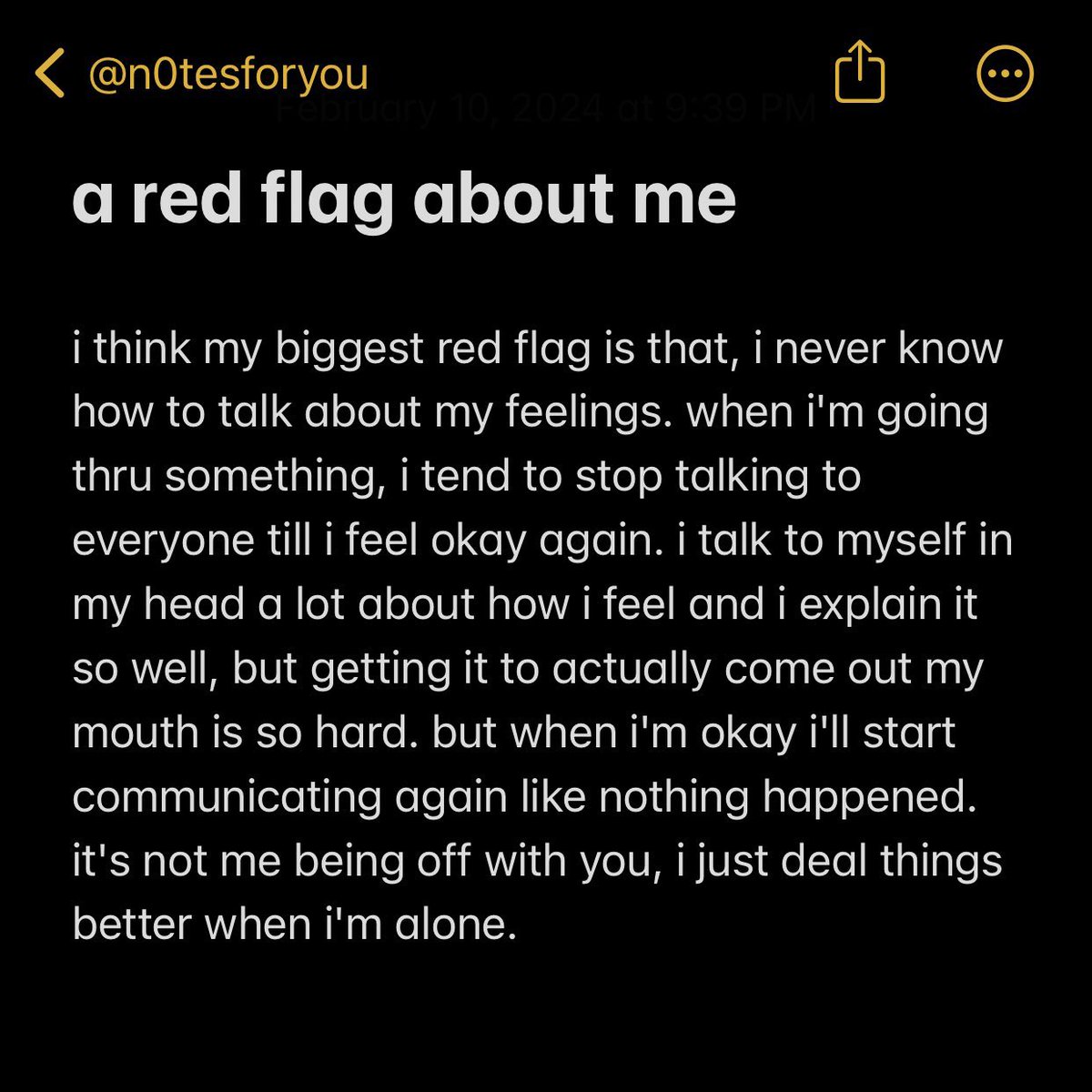 n0tesforyou's tweet photo. 📝 “🚩about me.” https://t.co/OzoblEw1zW