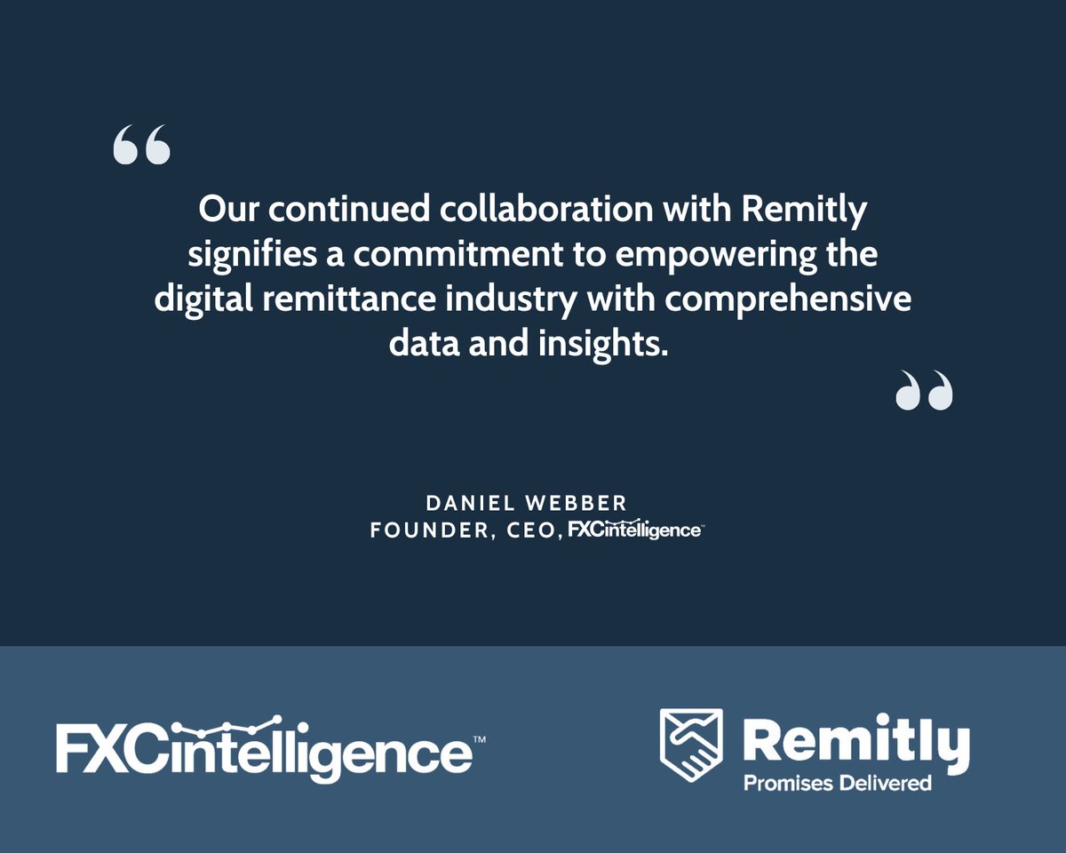 🚀 Client Update Announcement 🚀 FXC Intelligence has signed an extended data and intelligence partnership with @remitly, with the announcement marking the 5th year that Remitly has been working with FXC Intelligence. Read the full announcement here: lnkd.in/gt7xPBWx