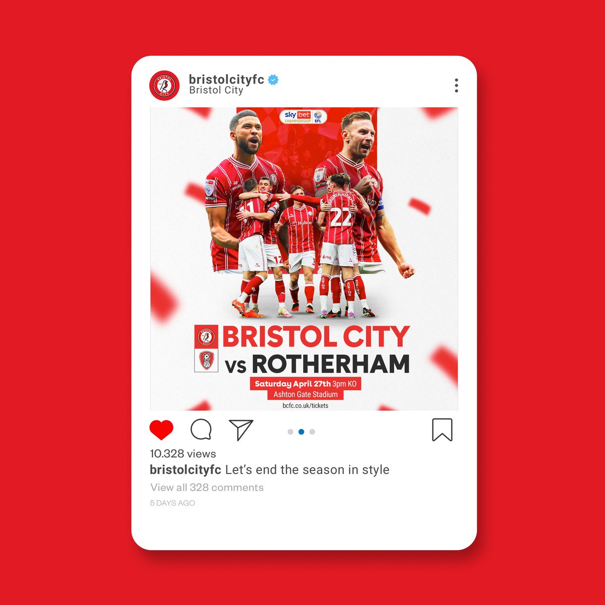 _eachy_'s tweet photo. Final Roar: A design concept for a campaign to promote Bristol City’s last home game of the season. The idea is to create a buzz around the match, encouraging fans to attend and experience the unforgettable finale. Thoughts? 😎😁 https://t.co/UvIte7Ns3B