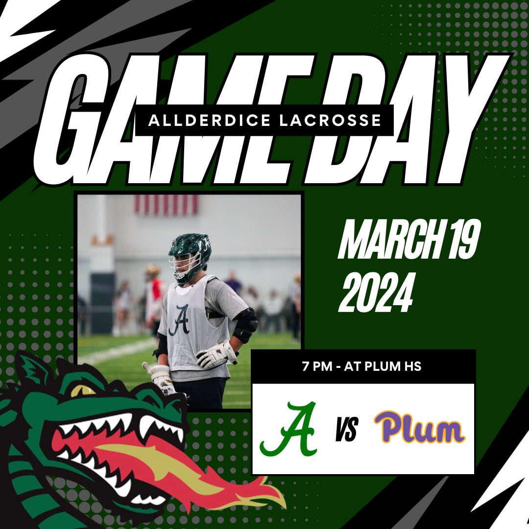 Kicking off our 2024 campaign on the road tonight at Plum! Come out tonight and support your Dragons in their season opener! #RollDice #PlayForTheA #DiceLax