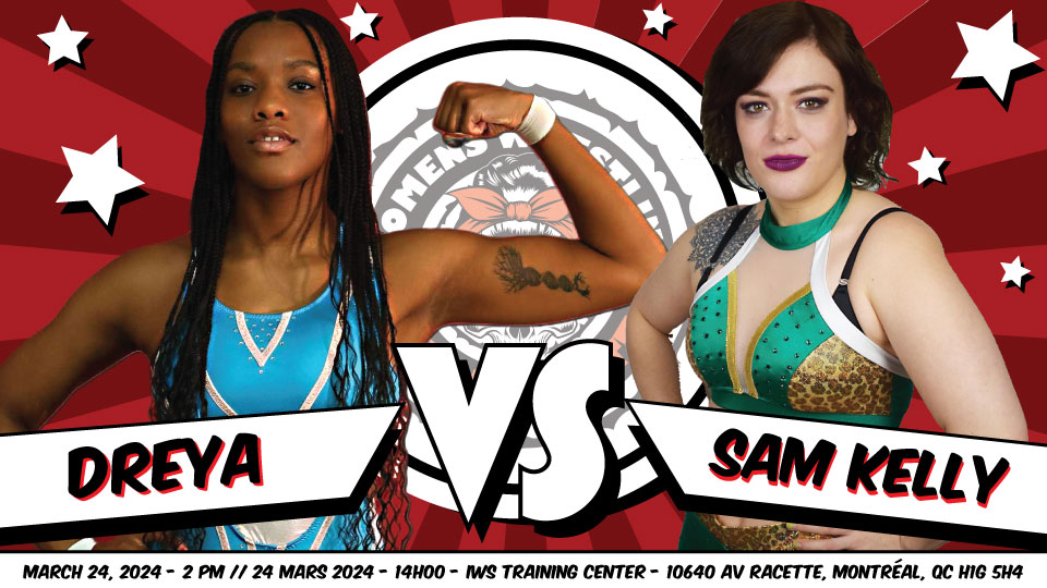 A NEW CHALLENGE FOR SAM KELLY To avoid aggravating an injury, Kacey Diamond must slow down and unfortunately canceled her presence this upcoming Sunday. “The Hot Topic” Dreya will take on the very popular Sam Kelly this Sunday and is looking to make an impact at WWS!