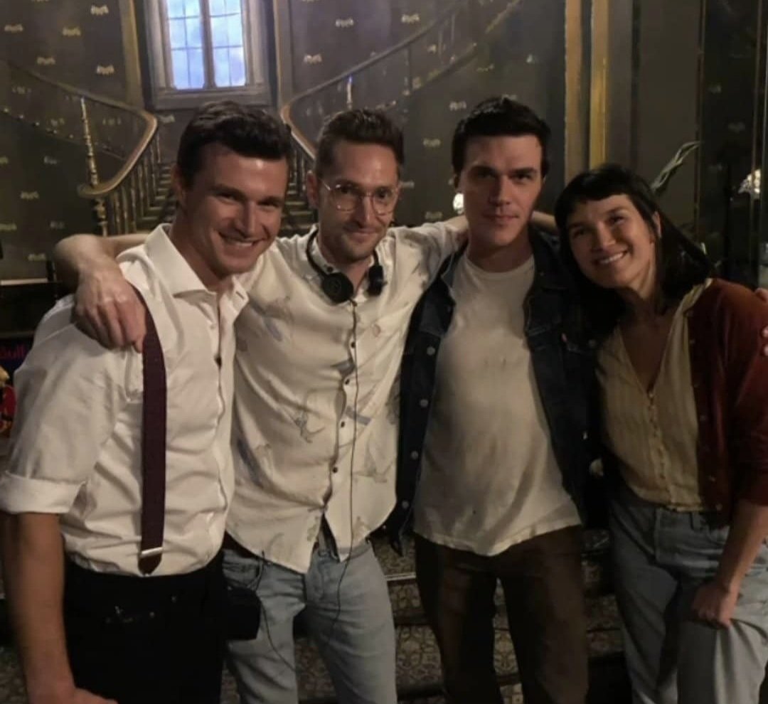 Finn_Wittrock__'s tweet photo. 📸 @dkwittrock, @sbasilone, @finnwittrock and Zoë Chao behind the scenes of #LongWeekend
Credit: Steve Basilone
#finnwittrock #longweekendmovie #stevebasilone #zoëchao #dylanwittrock #wittrock thewittrockbrothers https://t.co/TOLOWrBUTT