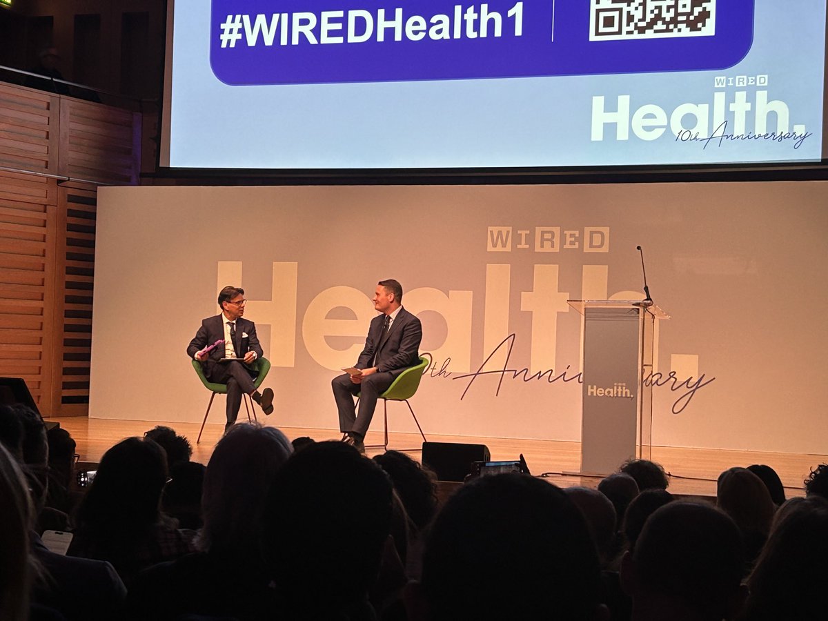 Wes Streeting says he’s willing to have a fight over better use of data in NHS in order to modernise the service - “it’s mission critical” #WiredHealth