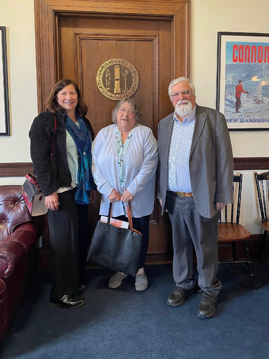 I met with the Honorable Marjorie Porter and Martha Madsen to discuss New Hampshire Together. This initiative is helping people come together as a community, putting aside party loyalty, and forging the way toward real systematic change here in #NH!