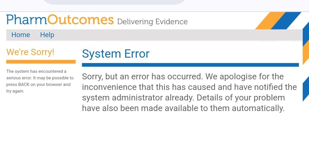 So after not being able to acced the NHS assured pharmacy IT system for two weeks due to a change in log in procedures, now we can't access it because of a 'serious problem'. Maybe they've given up and gone home, like I wish I did.
@ComPharmEngland @NHSEngland