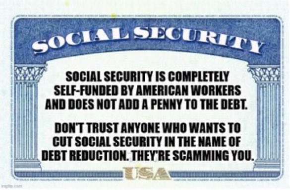 Social Security is NOT an entitlement! Increase and expand it! Lower, not raise the age to receive benefits! Do not sunset it! Remove the earnings cap so the wealthy pay their share! #RepealWEP #RepealGPO #HandsOffSocialSecurity Seniors need SS to survive!