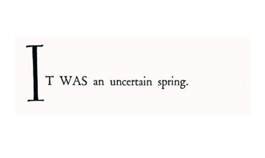 Happy first day of spring from Virginia Woolf 🌷