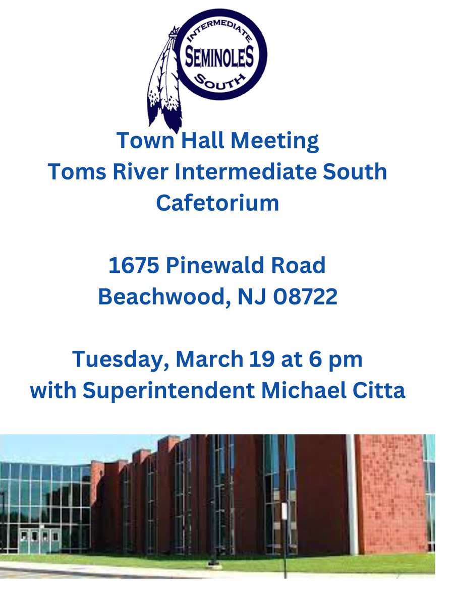 Toms River Regional Schools (@wearetrschools) on Twitter photo The discussion continues tonight. The discussion continues tonight.