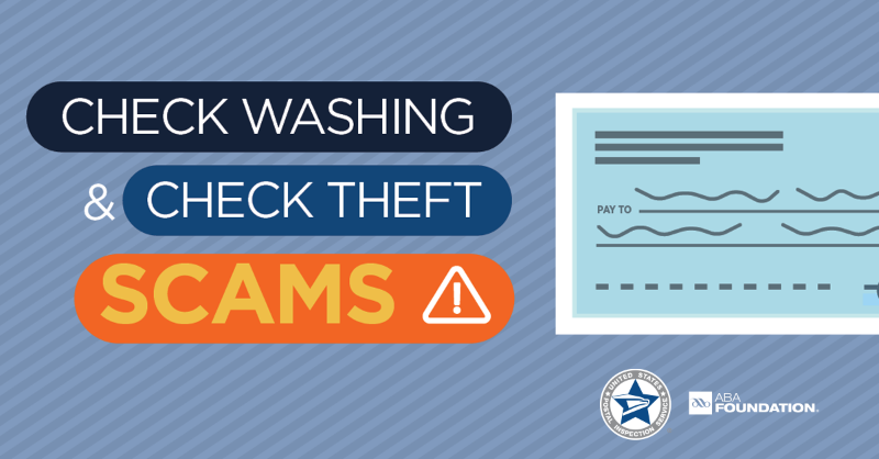 ABABankers's tweet photo. Just announced - ABA and @USPISpressroom are partnering in a joint effort to combat the rapid rise in check fraud, up 385% since the pandemic. To kick off the partnership, the ABA Foundation and USPIS have released a consumer tip infographic.

Learn more: https://t.co/w4lvIQbEVb
