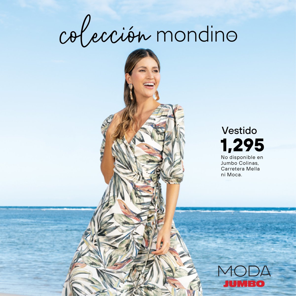 JumboRD's tweet photo. Luce espectacular en esta Semana Santa.🌴⛅️🌊

Si quieres verte única y con un toque playero y a la moda, conoce la nueva colección Mondino disponible en Jumbo.🌊

💬Etiqueta a tu amiga para que vea estos outfits.😍

#JumboRD
#ModaJumbo https://t.co/r5MfEk0lMN