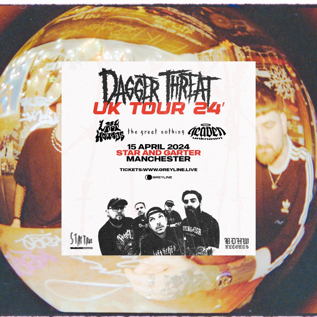 we will be supporting <a href="/daggerthreat/">Chris Johnson</a> alongside <a href="/LastHounds/">Last Hounds</a> &amp; heavenunknown this april at star and garter
get ready to fucking dance
tickets in biø