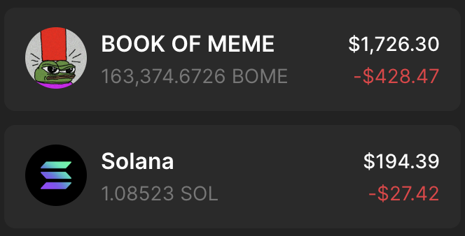 last mony for $BOME 🫡