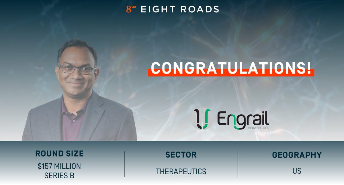 Welcome @Engrail_Tx! We’re very pleased to be a part of their journey as they advance the development of transformational therapies. Huge congratulations @VikramSudarsan & the entire Engrail team! To learn more about Engrail & the fundraise read below👇 business-standard.com/companies/news…