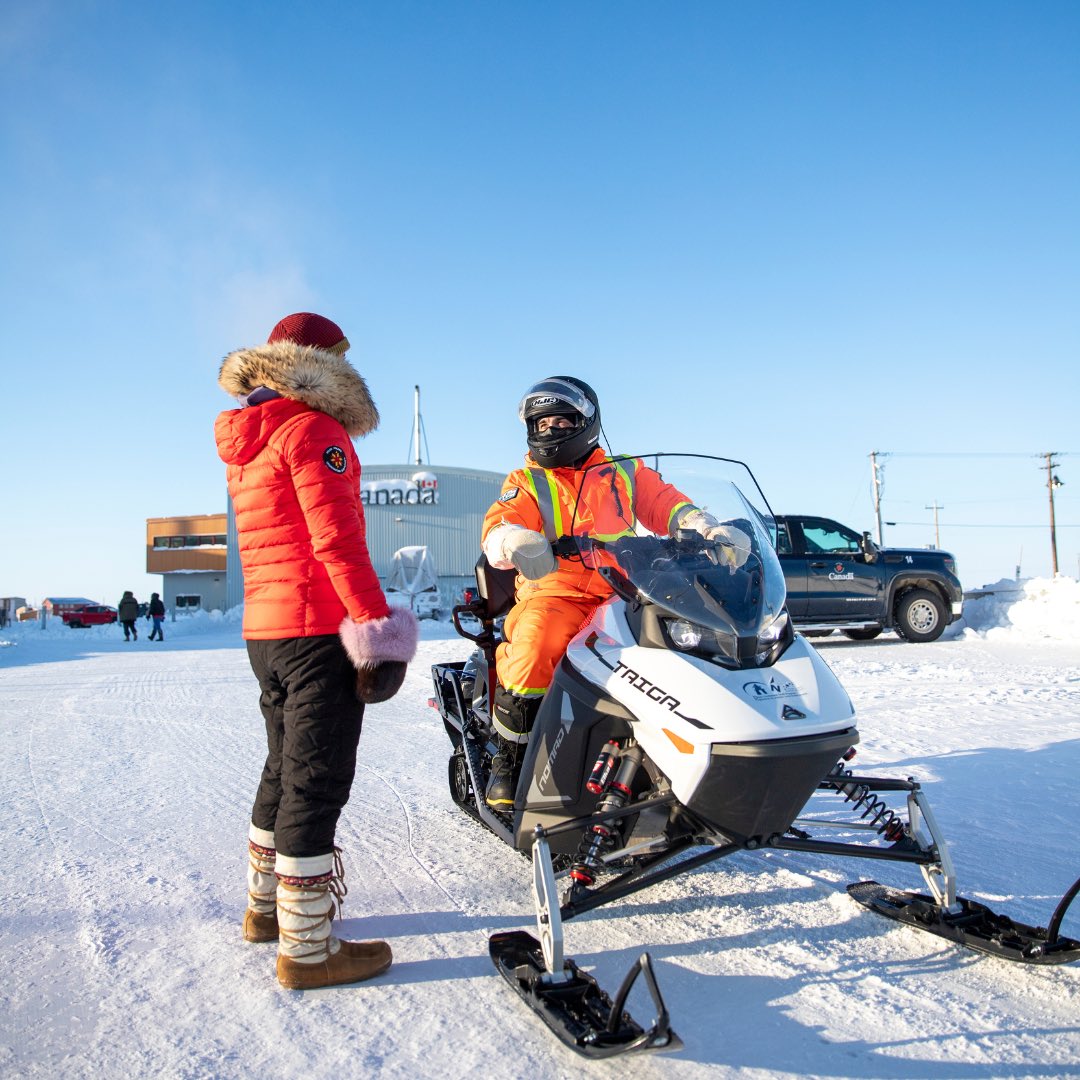 Exploring polar extremes with Nomad: from Arctic chills to Antarctic thrills, this electric snowmobile knows no bounds! ⚡️🌨️ // Explorer les extrémités polaires avec Nomad: de l’Arctique à l’Antarctique, cette motoneige ne connaît pas de limites! ⚡️🌨️ #PoleToPolePower #TaigaNomad