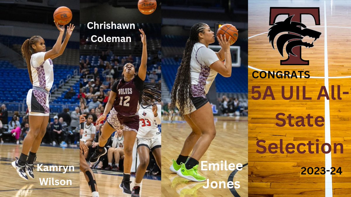 Mansfield Timberview gbb (@ladywolfbball) on Twitter photo CONGRATS ladies on your UIL All-State Selection!!! You deserve it!
<a href="/kamrynwilson22/">kamryn wilson</a>
<a href="/chrishawncolem3/">Chrishawn Coleman</a>
<a href="/Emilee_Jones_/">Emilee</a> CONGRATS ladies on your UIL All-State Selection!!! You deserve it!
<a href="/kamrynwilson22/">kamryn wilson</a>
<a href="/chrishawncolem3/">Chrishawn Coleman</a>
<a href="/Emilee_Jones_/">Emilee</a>