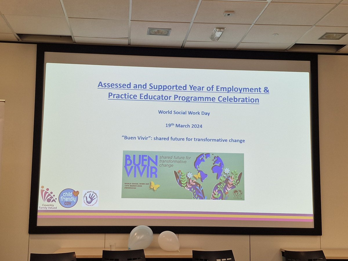 A fantastic way to recognise World Social Work day this year by celebrating an amazing group of Social Workers completing their ASYE.