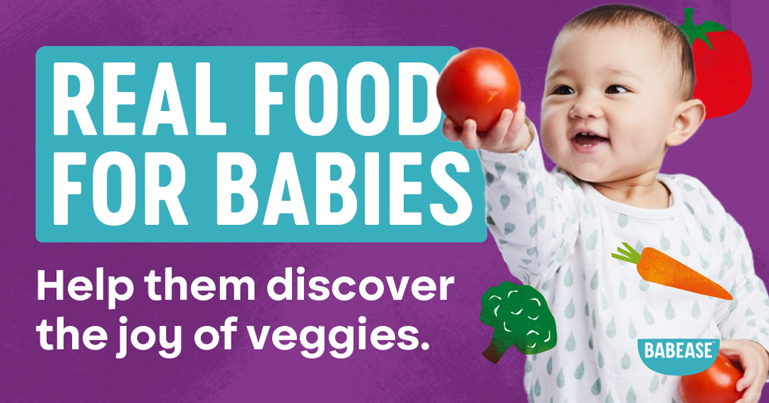 Real food, for babies, by really passionate people. We believe in a plant-powered weaning journey that includes 100% organic, veg-led meals bursting with nutrients and exciting textures. 🥕😍👶 #babease #babeaseweaning #weaning