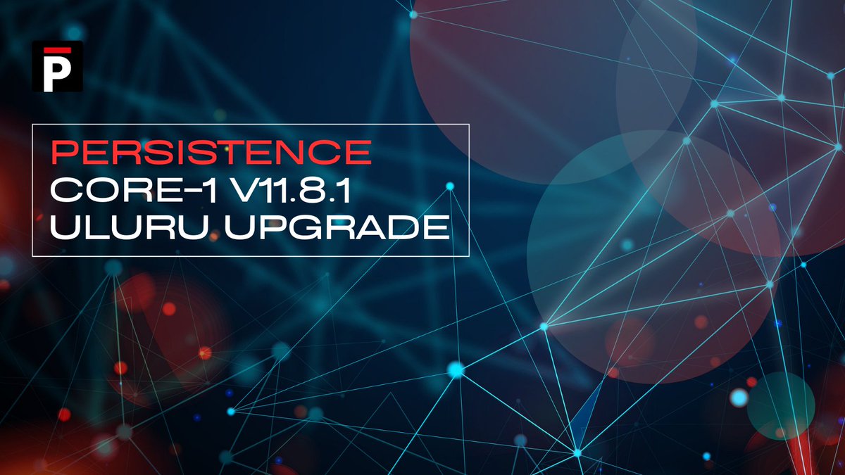 AutonomyHQ's tweet photo. We've successfully upgraded @PersistenceOne  core-1 to the latest v11.8.1 uluru upgrade. 

The process was quick and seamless, just like previous upgrades.
🚀🚀🦾 https://t.co/sn2BZ5tVNj