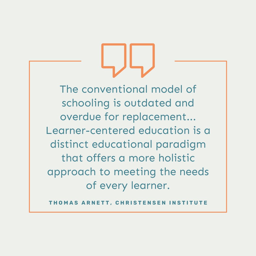 Here’s a paper that provides a theory-based framework explaining why established schools struggle to change their instructional models, as well as insights to help #learnercentered models take root: bit.ly/3TGs8dv

@ArnettTom @ChristensenInst @EdReimagined