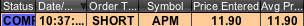 joinconsistent's tweet photo. $APM short $11.90 top tick, thanks for playing 🤝 most likely mid $9 covers. 

Join the room for more ideas like this in real time! https://t.co/qFStwRoCab