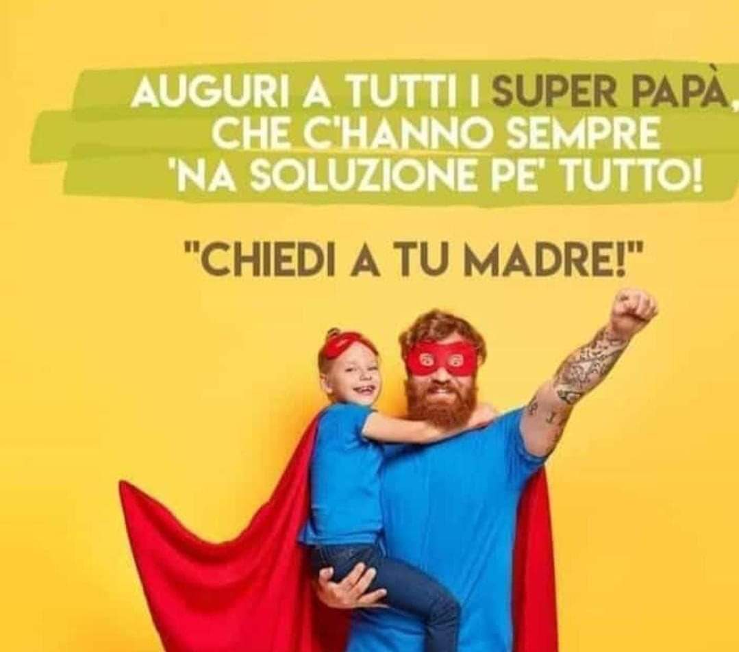 ...siete e resterete sempre i super eroi dei vostri figli💕 #Wipapà #19Marzo #festadelpapa