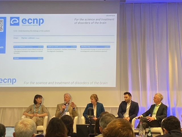 Dr. Bruce Cuthbert at the 2024 #ECNP New Frontiers Meeting. Thank you to the fellow panelist and those who attended and participated in the discussions! @LeboyerMarion @cathrynlewis @MartienKas @LiviaDePicker @P_Lalousis @ECNPtweets