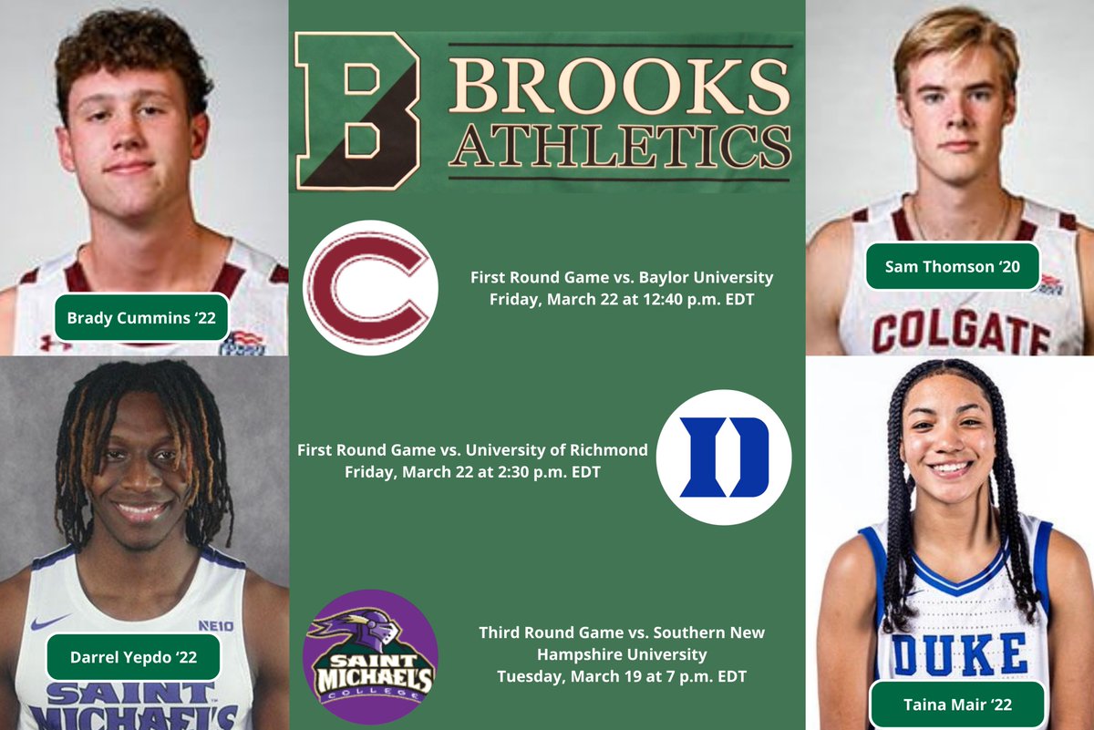 Brooks School tweet media