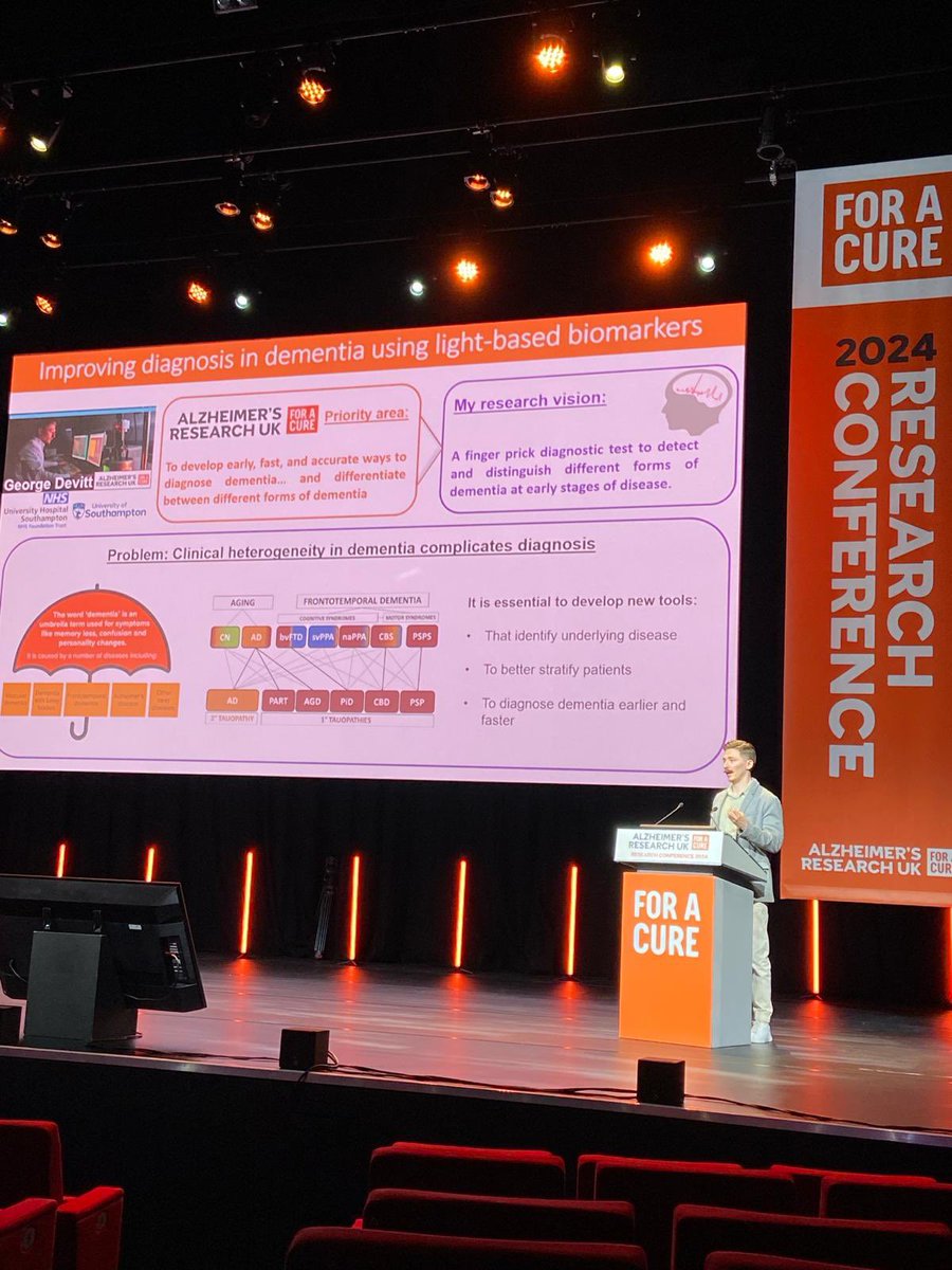 Thank you to @AlzResearchUK  for the opportunity to present my work for the first time as an @ARUKscientist Research Fellow in Liverpool!  #ARUKConf24