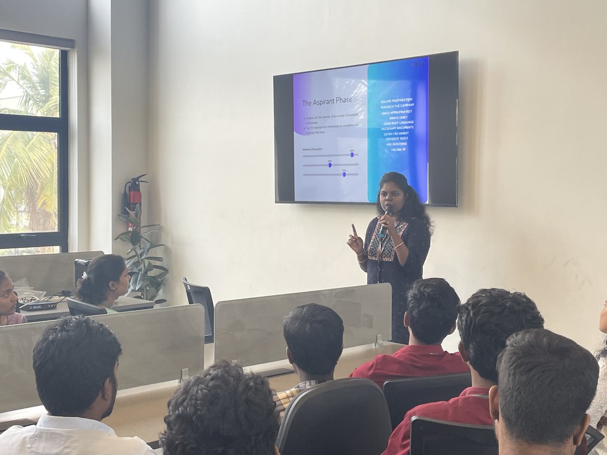 vThink_Apps's tweet photo. 🚀 Inspiring Minds, Shaping Futures 🔬

We recently welcomed a vibrant group of students from Sri Manakula Vinayagar Engineering College for an immersive industry visit.

Our dynamic team members took them on a journey through the realms of technology, sharing invaluable insights https://t.co/jEmiiKQs7z