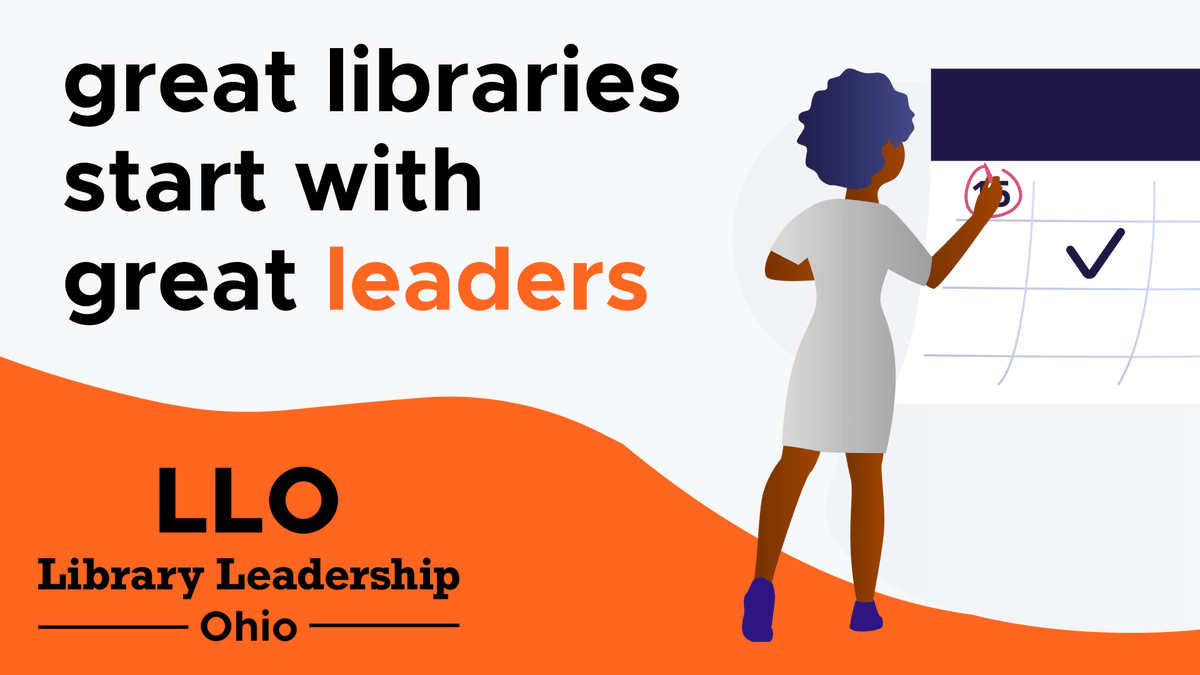 Last chance! 🚨 Apply for this year's Library Leadership Ohio (LLO) cohort before this Wednesday, 3/20 at midnight: loom.ly/ODB6VTY. Elevate your leadership with programs focused on personal development and building connections within Ohio's diverse library community.