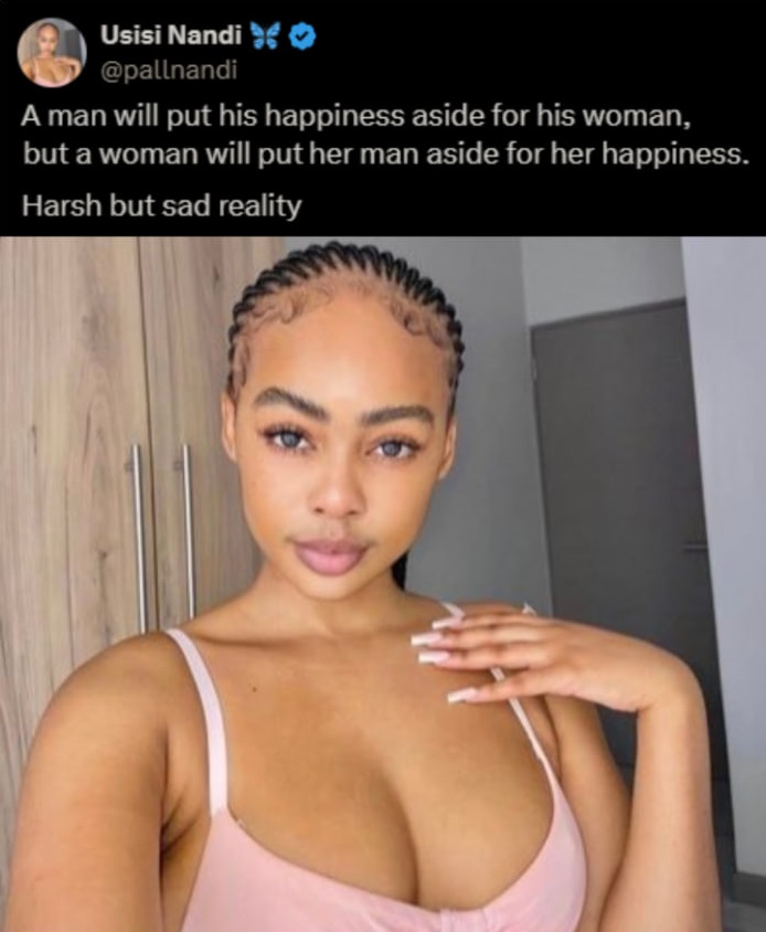 WORLDSTAR's tweet photo. Y'all agree with her?🤔 https://t.co/S0N3YbaAQu