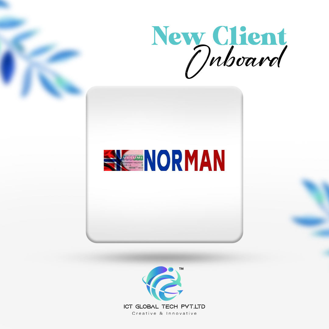 Thrilled to have 'NORMAN' on board as our latest client! 😍

#ict #ictglobaltech #indiacitytalk #digitalmarketing #socialmediapromotion #onlinebusinesspromotion #digitalmarketingagency #onlinemarketing