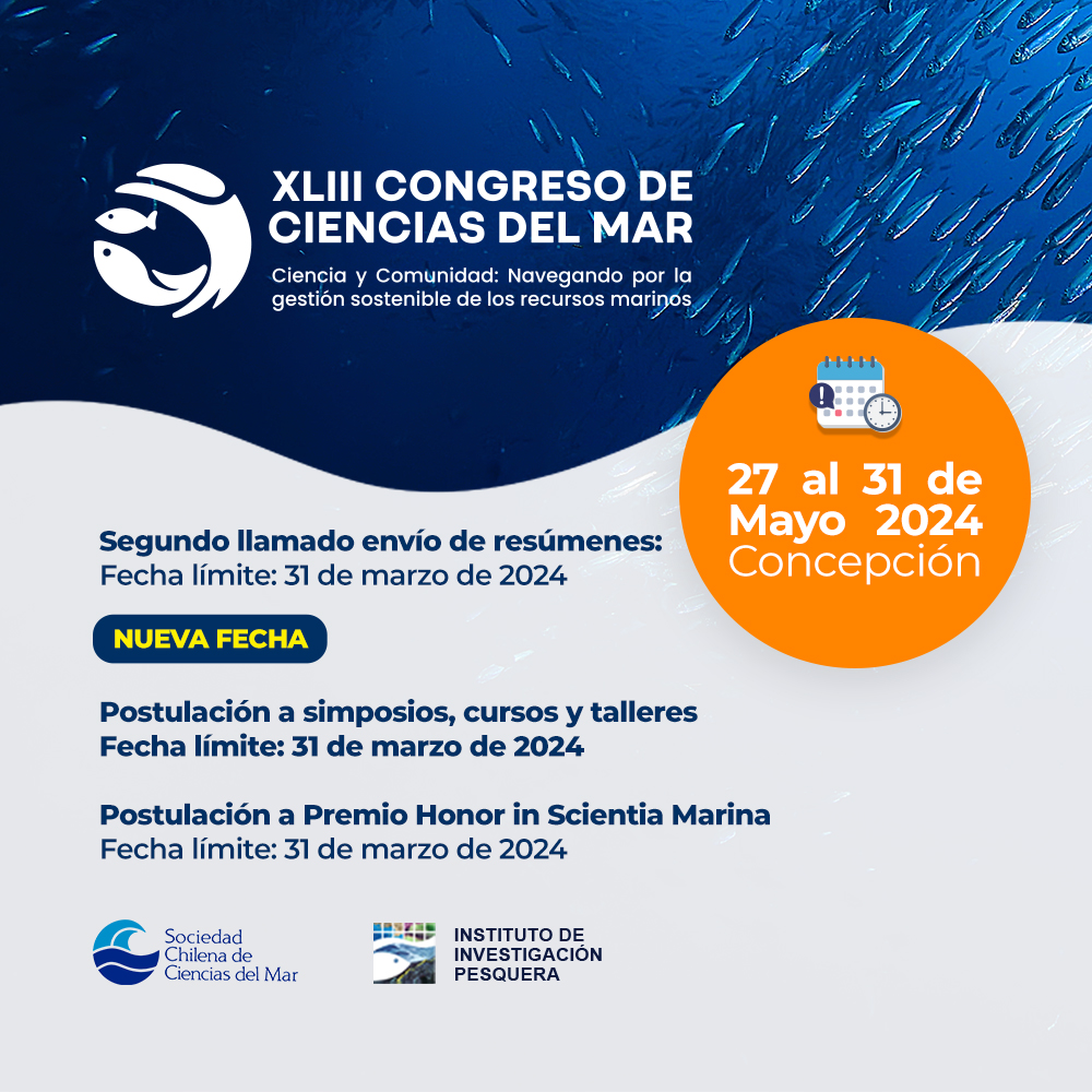 Hola a tod@s, esperamos estén teniendo un buen inicio de año académico y laboral. Por pedido de much@s de ustedes hemos extendido el plazo para postulación a simposios, cursos y talleres hasta el 31 de marzo de 2024. Esperamos sus propuestas!