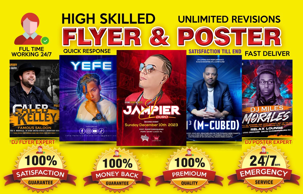 Need a outstanding clubbing flyer design for your events fiverr.com/muhammadaun007…